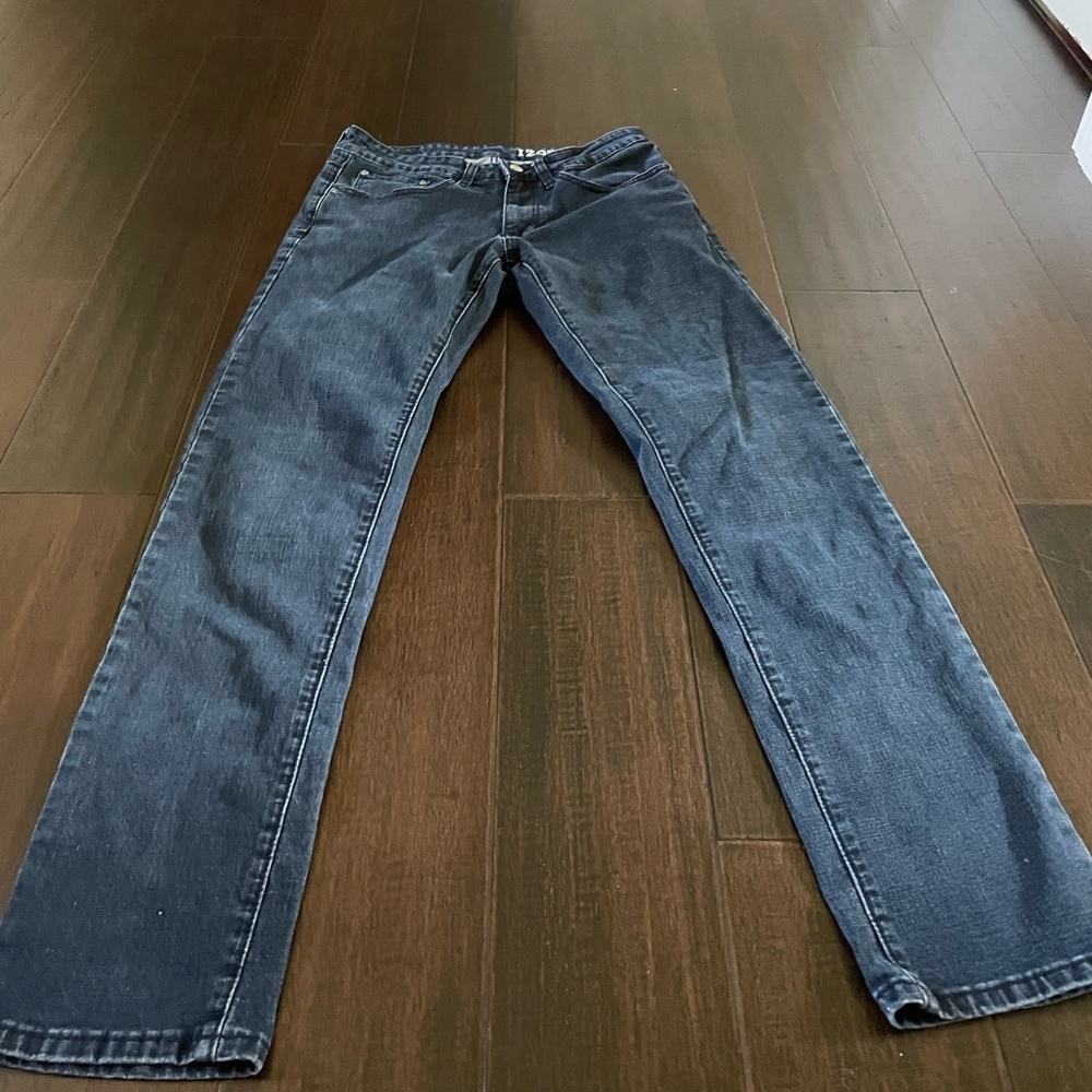Dark blue jeans